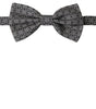 Dolce & Gabbana Black White Pattern Adjustable Neck Papillon Bow Tie