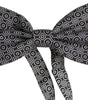 Dolce & Gabbana Black White Pattern Adjustable Neck Papillon Bow Tie