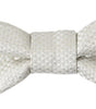 Dolce &amp; Gabbana Elegant Ivory Silk Bow Tie