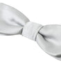 Dolce &amp; Gabbana Elegant Silk Bow Tie in Gray