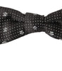 Dolce &amp; Gabbana Elegant Black Silk Bow Tie