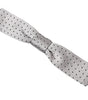 Dolce &amp; Gabbana Elegant Gray Silk Bow Tie