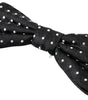 Dolce &amp; Gabbana Elegant Black Silk Bow Tie