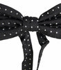 Dolce &amp; Gabbana Elegant Black Silk Bow Tie