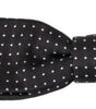 Dolce &amp; Gabbana Elegant Silk Black Bow Tie