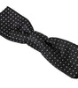 Dolce &amp; Gabbana Elegant Silk Black Bow Tie