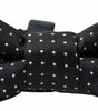 Dolce &amp; Gabbana Elegant Silk Black Bow Tie