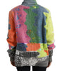 Dolce & Gabbana Multicolor Mohair Turtleneck Pullover Sweater