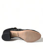 Dolce & Gabbana Black Mary Jane Taormina Lace Pumps Shoes