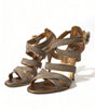 Sandales à talons aiguilles Dolce &amp; Gabbana en cristal bronze