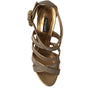Sandales à talons aiguilles Dolce &amp; Gabbana en cristal bronze