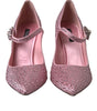 Dolce & Gabbana Pink Strass Crystal Heels Pumps Shoes