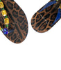 Dolce & Gabbana Blue Crystals Flats Sandals Beachwear Shoes