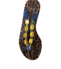 Dolce & Gabbana Blue Crystals Flats Sandals Beachwear Shoes
