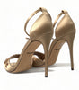 Sandales à talons ornées de cristaux Dolce &amp; Gabbana