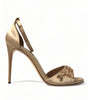 Sandales à talons ornées de cristaux Dolce &amp; Gabbana