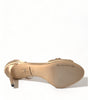 Sandales à talons ornées de cristaux Dolce &amp; Gabbana