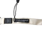 Dolce &amp; Gabbana Elegant White Silk Bow Tie