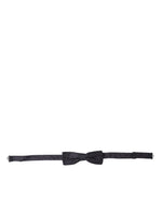 Dolce &amp; Gabbana Elegant Polka Dot Silk Bow Tie