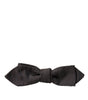 Dolce &amp; Gabbana Elegant Brown Silk Blend Bow Tie