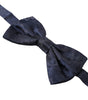 Dolce &amp; Gabbana Elegant Silk Blue Bow Tie