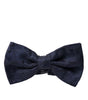 Dolce &amp; Gabbana Elegant Silk Blue Bow Tie