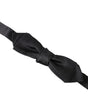 Dolce &amp; Gabbana Elegant Silk Black Bow Tie for Gentleman