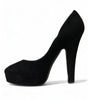 Escarpins à talons en daim noir Dolce &amp; Gabbana Sophistication