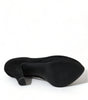 Escarpins à talons en daim noir Dolce &amp; Gabbana Sophistication