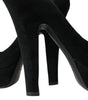 Escarpins à talons en daim noir Dolce &amp; Gabbana Sophistication