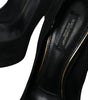 Escarpins à talons en daim noir Dolce &amp; Gabbana Sophistication