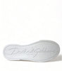 Baskets chics en cuir blanc Portofino de Dolce &amp; Gabbana