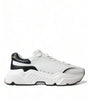 Baskets chics en cuir noir et blanc Daymaster de Dolce &amp; Gabbana