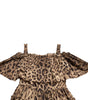 Dolce & Gabbana Brown Leopard Print Sleeveless A-line Dress