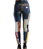 Dolce &amp; Gabbana Vibrant Patchwork Skinny Jeans