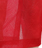 Dolce & Gabbana Red Sheer High Waist Pencil Cut Midi Skirt