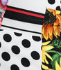 Dolce & Gabbana Multicolor Patchwork High Waist Pencil Cut Skirt