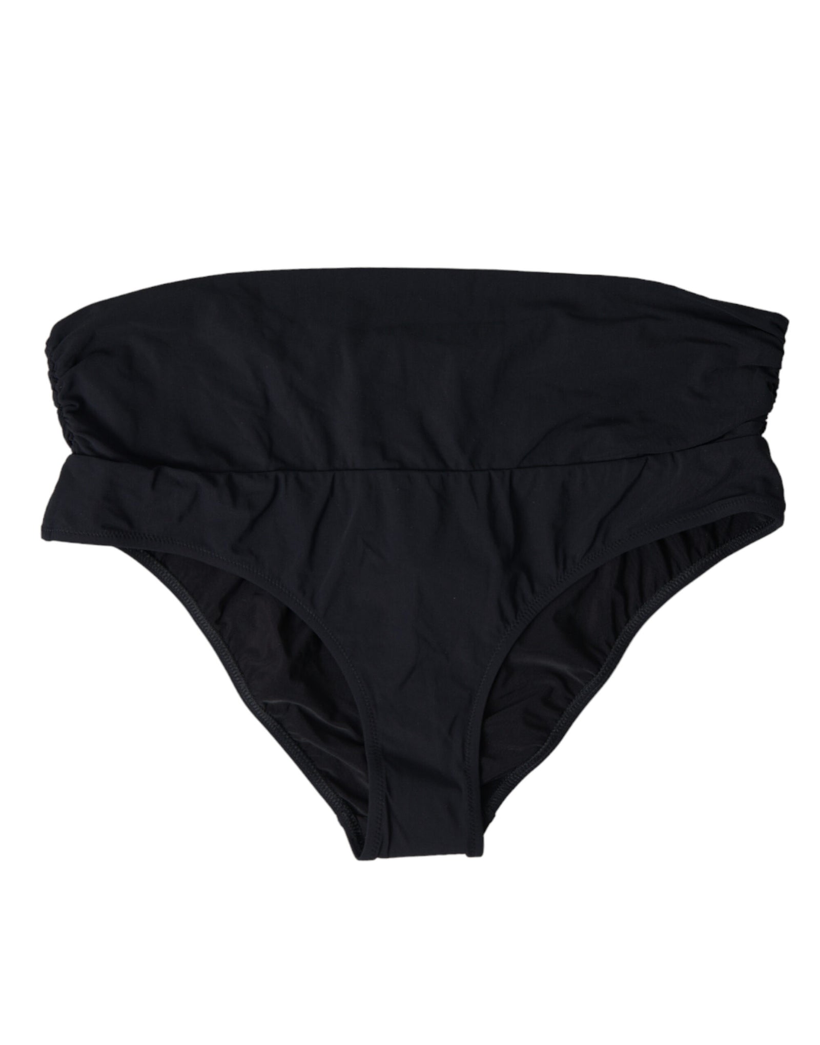 Bas de bikini noir élégant Dolce &amp; Gabbana : l'élégance ultime pour la plage