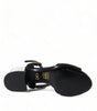 Sandales élégantes à bride cheville Dolce &amp; Gabbana avec talons miroir