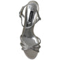 Dolce & Gabbana Silver Crystal Ankle Strap Sandals Shoes
