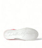 Baskets élégantes Portofino en cuir blanc Dolce &amp; Gabbana