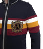 Dolce & Gabbana Blue Cardigan Heraldic Full Zip Sweater