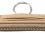 Portefeuille élégant en cuir beige Dolce & Gabbana avec bandoulière amovible