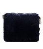 Dolce &amp; Gabbana Exquisite Blue Mink Fur Shoulder Bag