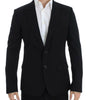Dolce & Gabbana Elegant Slim Fit Black Wool Blazer