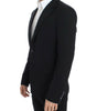 Dolce & Gabbana Elegant Slim Fit Black Wool Blazer