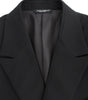 Dolce & Gabbana Elegant Slim Fit Black Wool Blazer