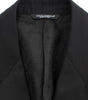 Dolce & Gabbana Elegant Black Silk Blend Sicilia Blazer