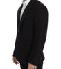 Dolce &amp; Gabbana Bordeaux Alpaga Two-Button Blazer Jacket