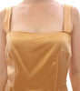 Dolce & Gabbana Bronze silk sheath dress